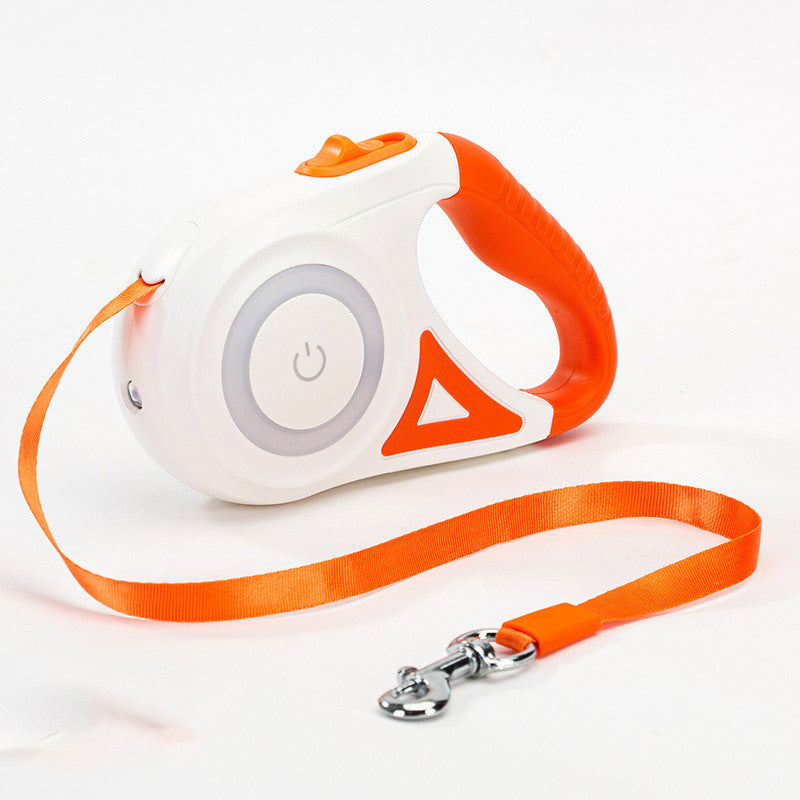 LED retractable dog leash with built-in spotlight – product view 16