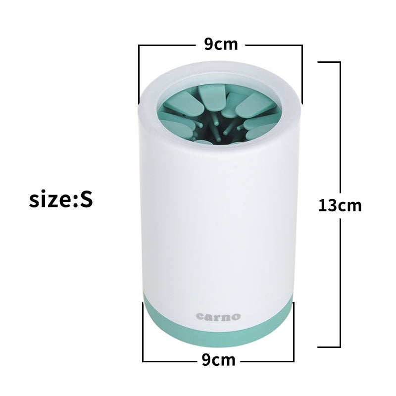 Portable paw cleaner cup for dogs and cats