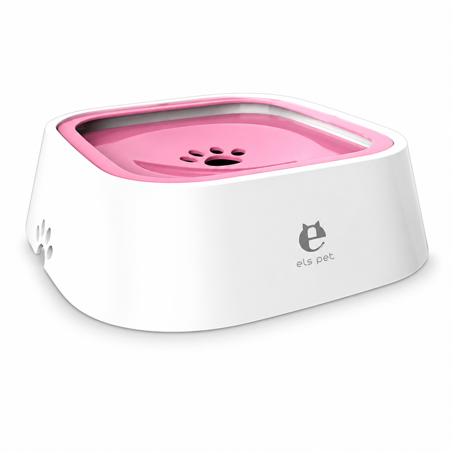 Anti-Spill Dog Bowl – 1.5L Floating Plate Slow Drinker