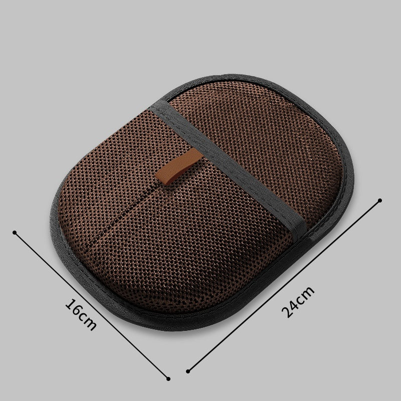 Dark brown pet grooming glove