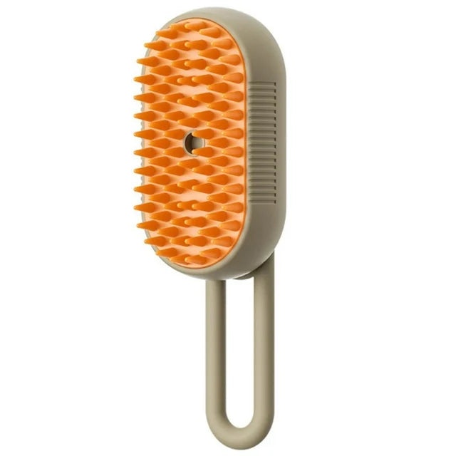 Milk brown pet mist grooming brush