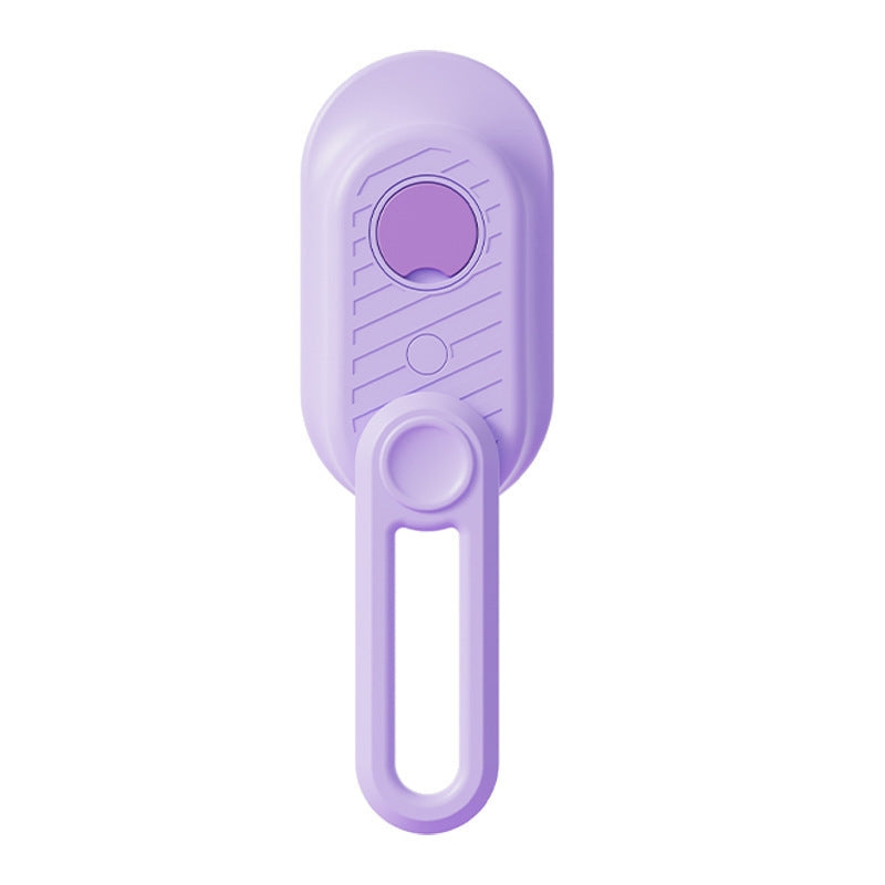 Light purple pet mist grooming brush